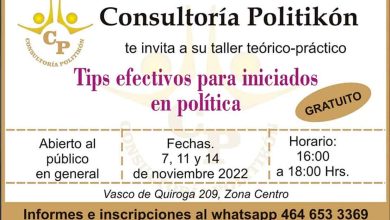 tips efectivos para iniciados en política