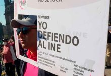 La concentración para defender al INE