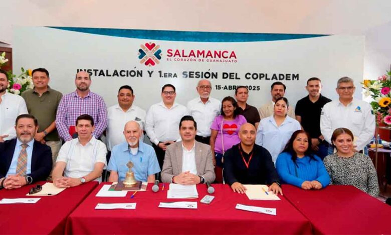 Se instaló formalmente el COPLADEM en Salamanca