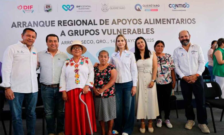 Comenzó el Sistema Estatal DIF la entrega de apoyos alimentarios en la Sierra Queretana