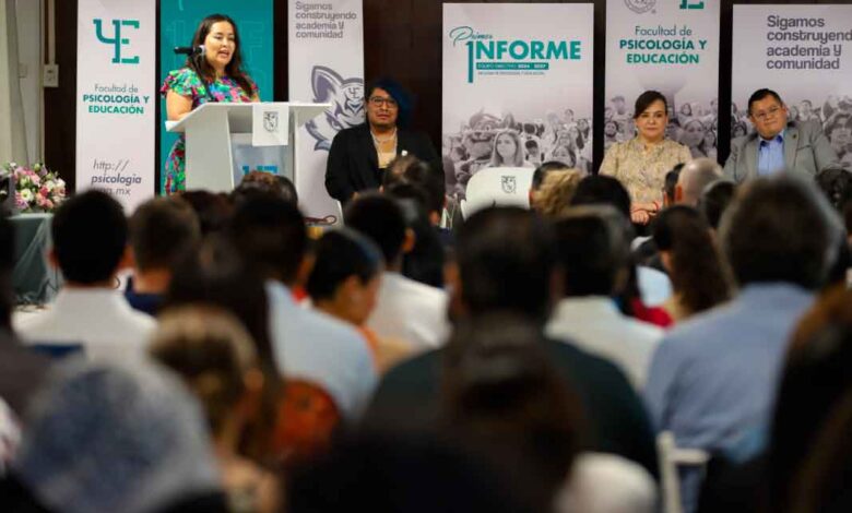 informe de actividades al frente de Psicología y Educación UAQ