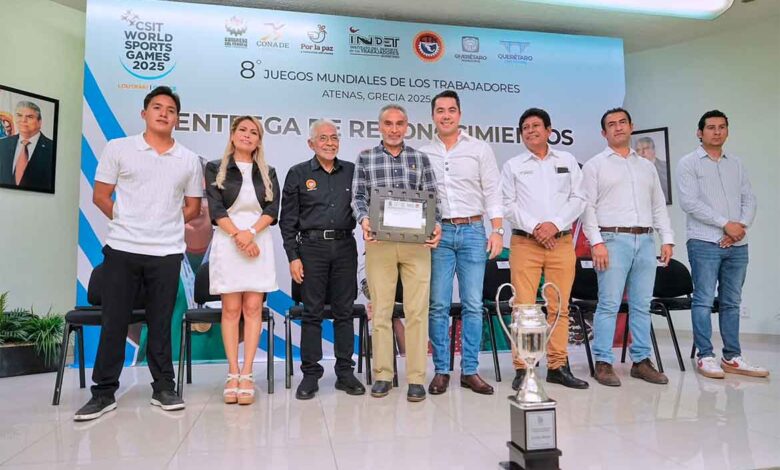 Felifer Macías reconoce a atletas queretanos de la CTM